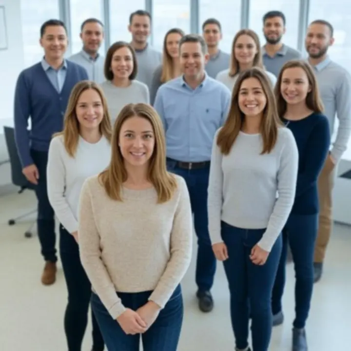 Fenestrax ajánlatadói csapat egy modern irodában.