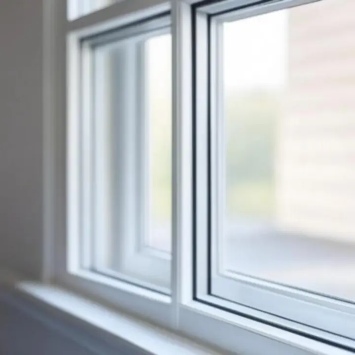 Modern, hőszigetelt üvegezés közelről